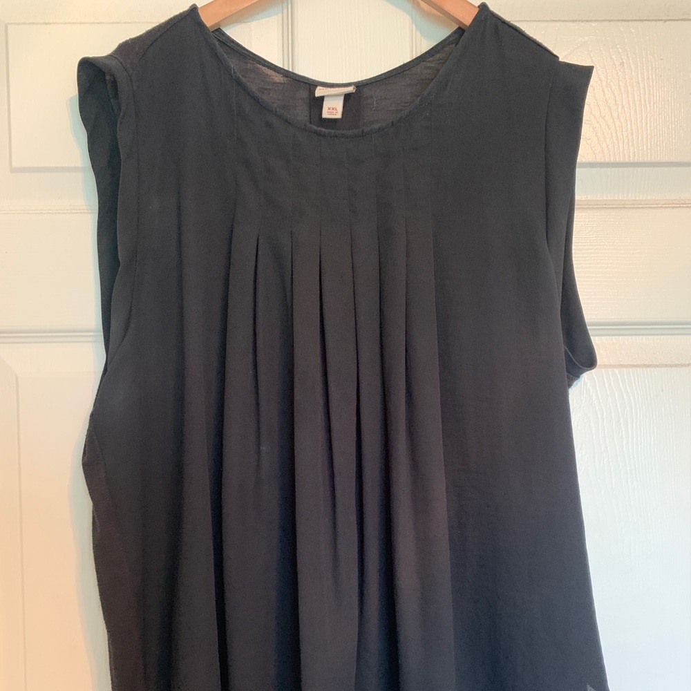 Black Silky Swing Top